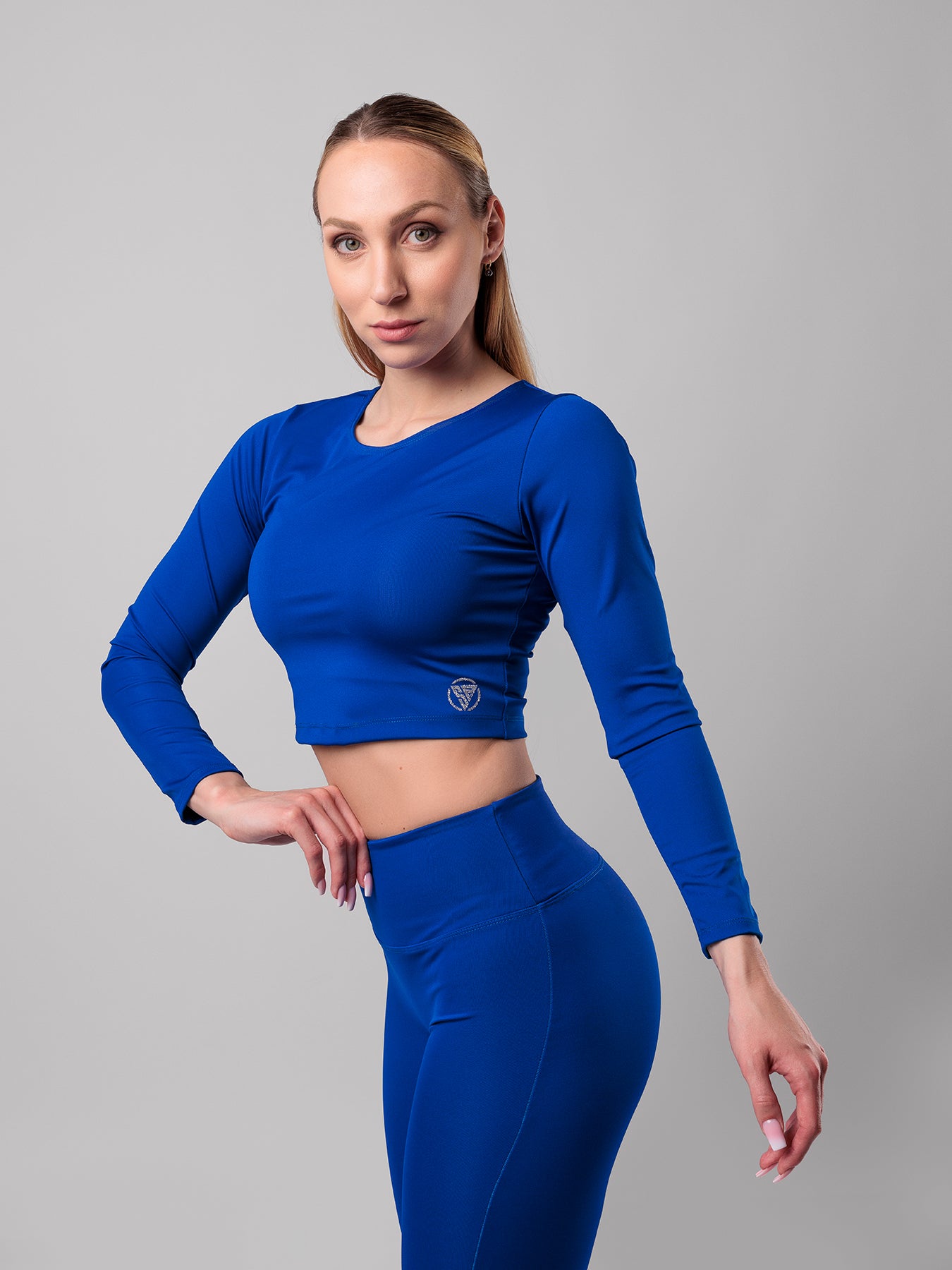 Handmade - Royal Blue - Crop Top