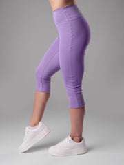 Handmade - Violet - Capri Leggings