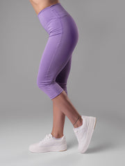 Handmade - Violet - Capri Leggings